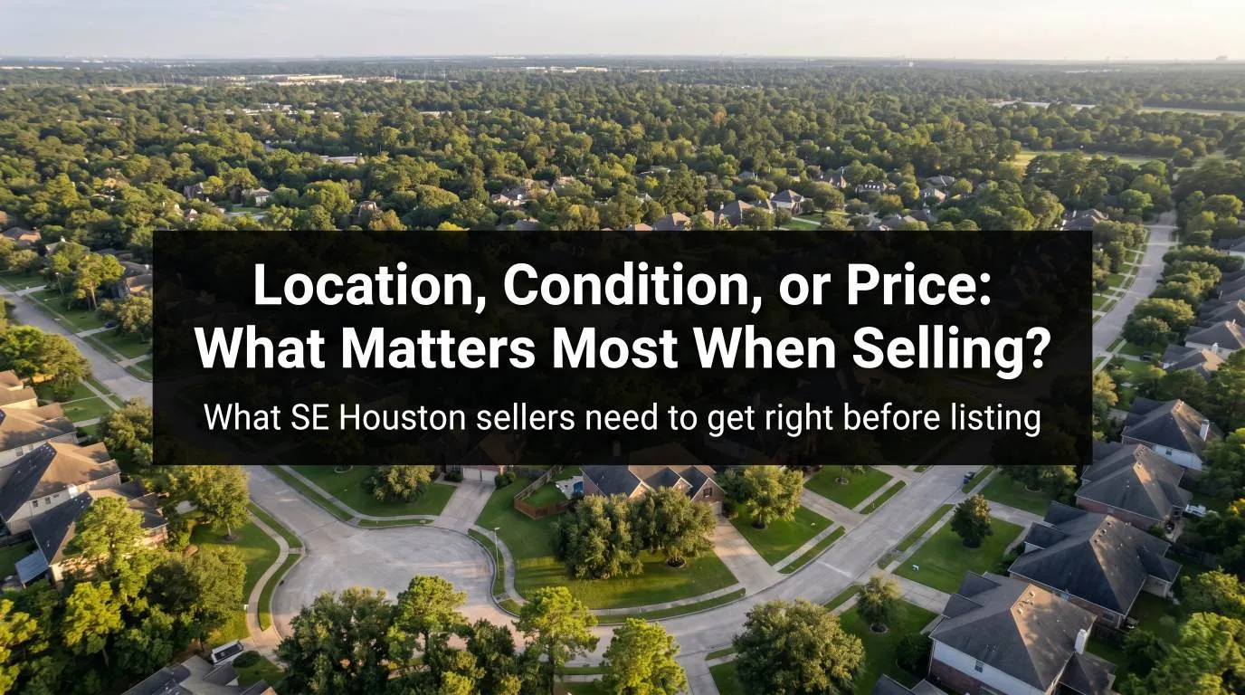 Location, Condition, or Price - What Matters Most When Selling in Greater Houston