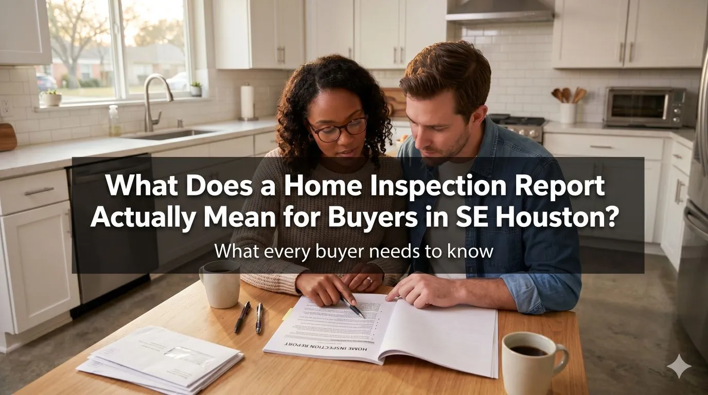 What Does a Home Inspection Report Actually Mean for Buyers in Greater Houston?