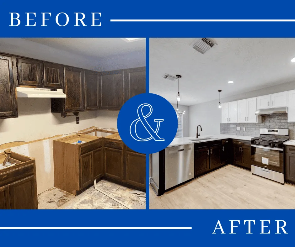 Kitchen, before and after (photo 4 of 4)