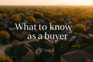 What to know as a buyer going into the last two months of the year