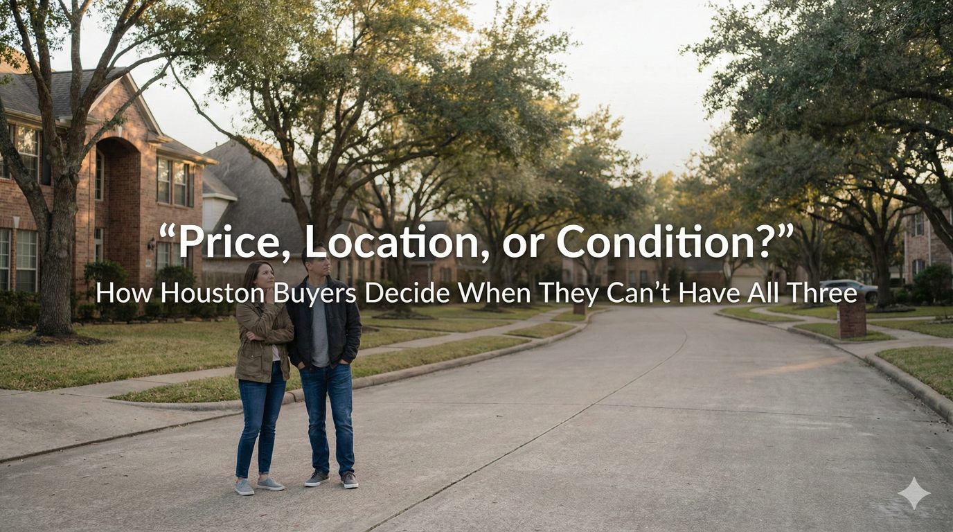 As a Buyer, Should I prioritize price, location, or condition if I can’t get all three