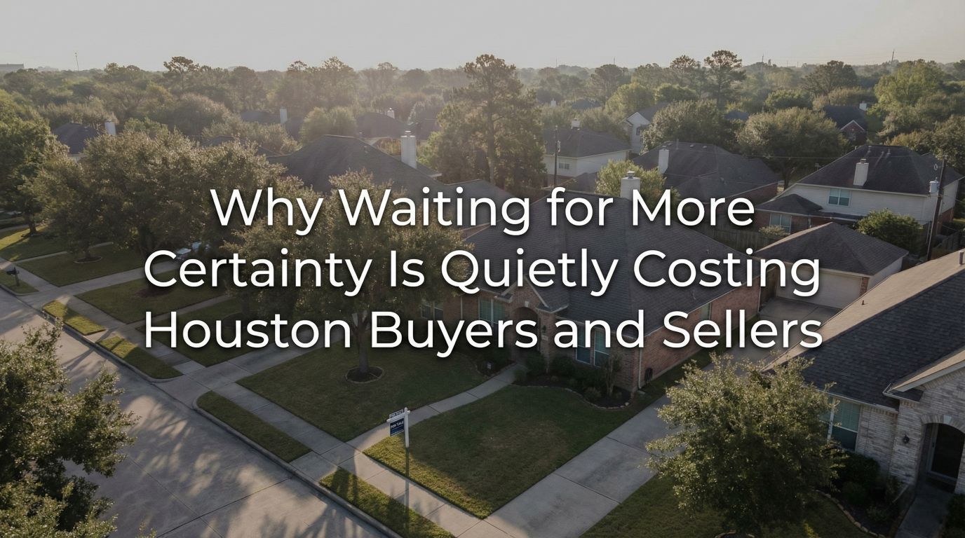 How Waiting to Act Can Quietly Cost Houston Buyers and Sellers