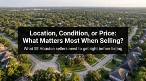Location, Condition, or Price - What Matters Most When Selling in SE Houston