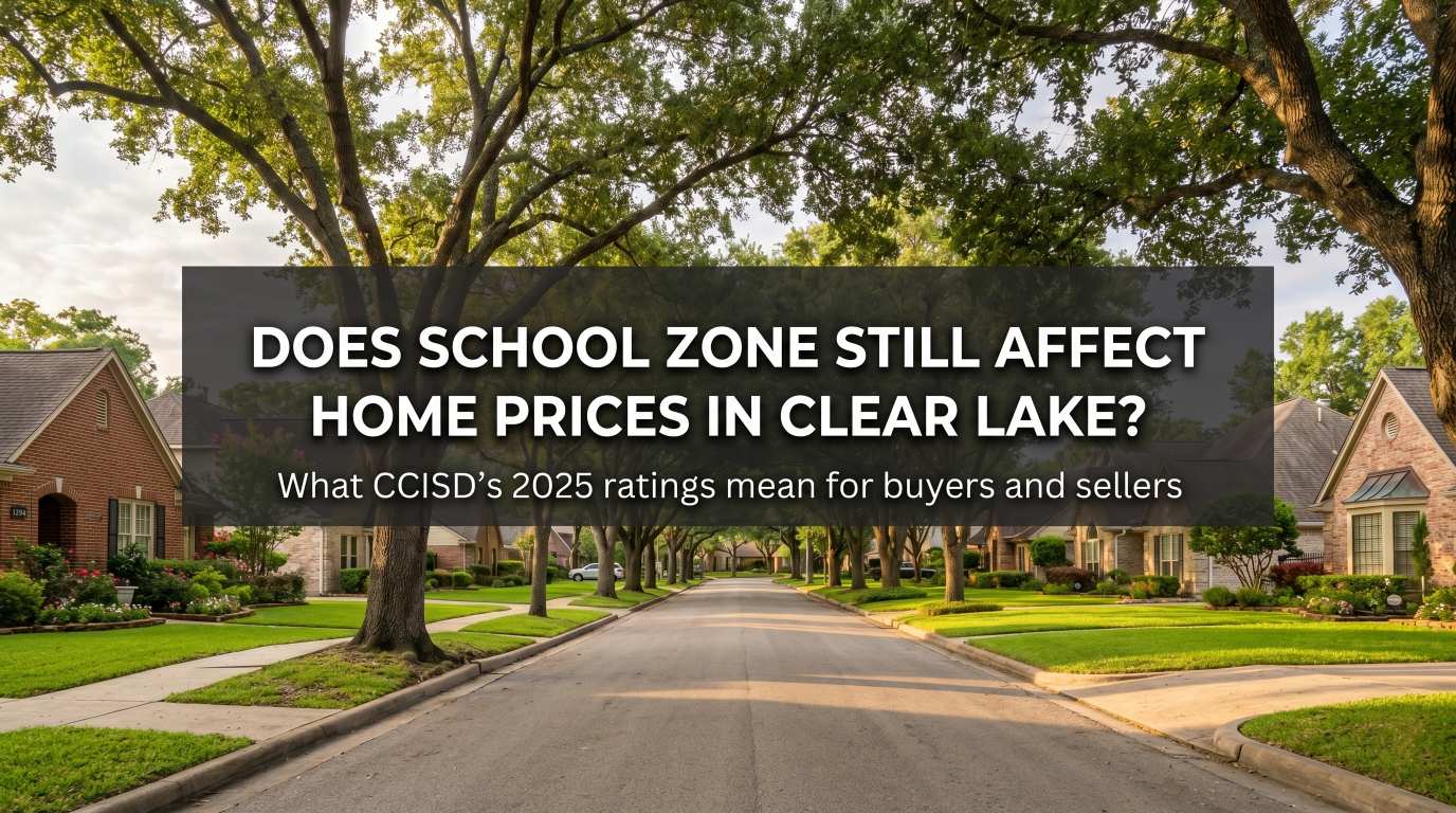 does school zones affect pricing in clear lake