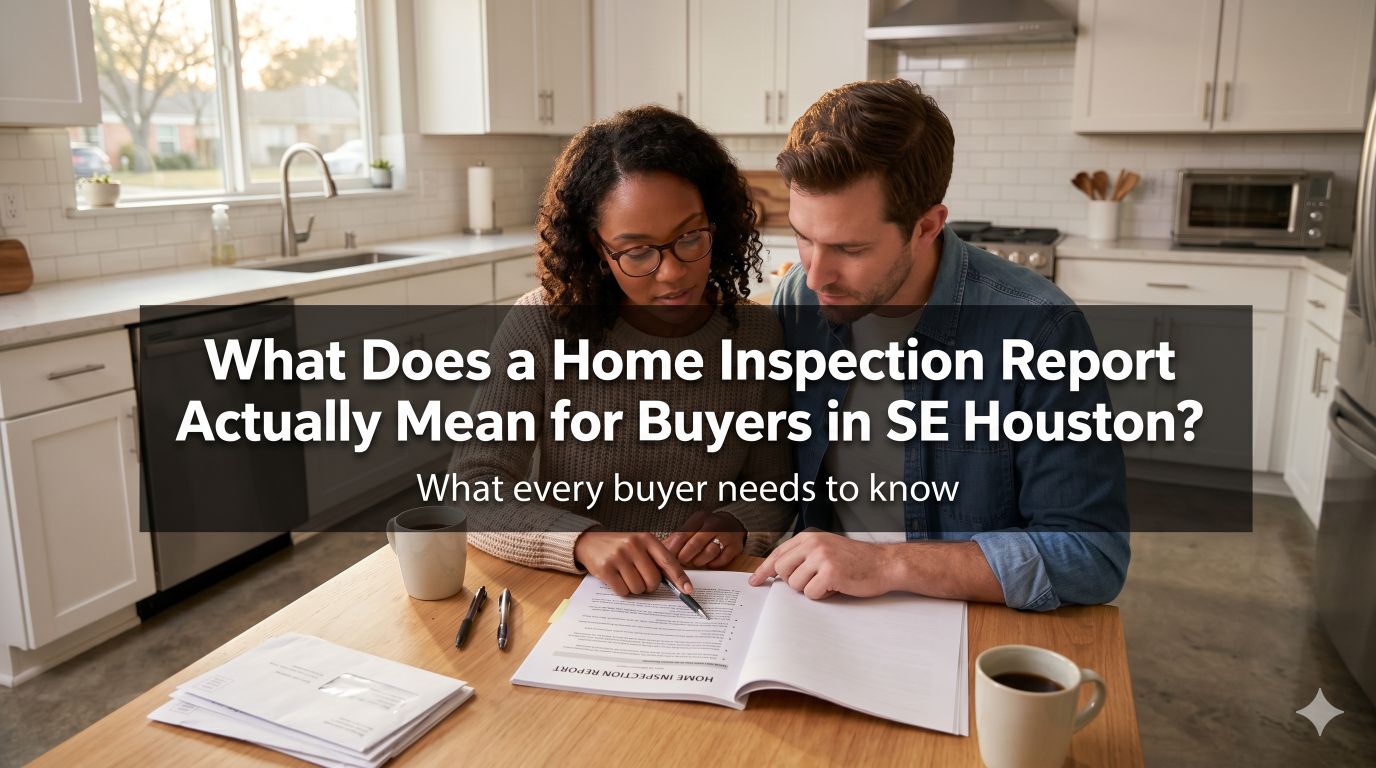 What Does a Home Inspection Report Actually Mean for Buyers in SE Houston?